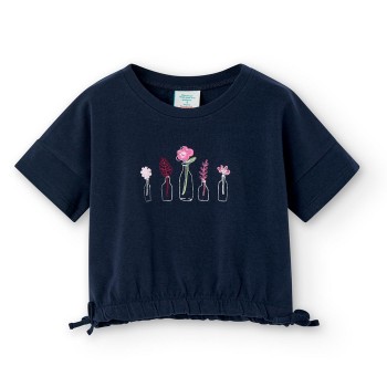 Παιδική μπλούζα για κορίτσια Boboli μαρέν