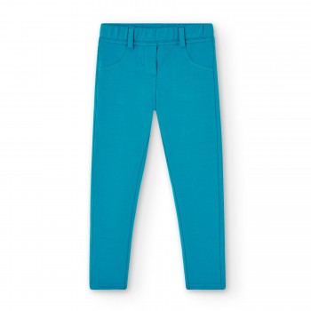 Παιδικό παντελόνι για κορίτσια Boboli γαλάζιο