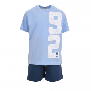 Παιδικό σετ για αγόρια Action Sportswear σιέλ-μαρέν