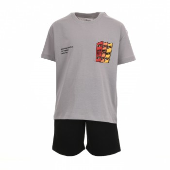 Παιδικό σετ για αγόρια Trax γκρι- μαύρο