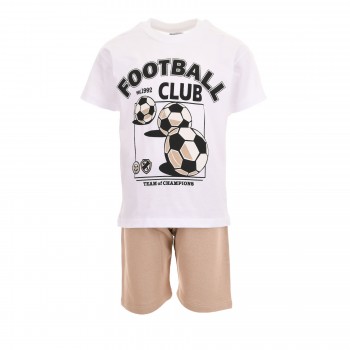 Παιδικό σετ για αγόρια Trax λευκό-μπεζ