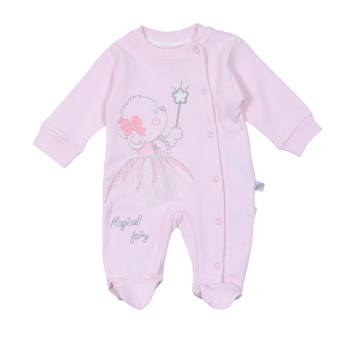Βρεφικό φορμάκι για κορίτσια Babybal ροζ