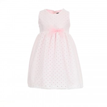 Παιδικό φόρεμα για κορίτσια Restart λευκό- ροζ